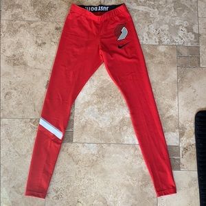 Nike Portland Trailblazers Leggings XS Blazers